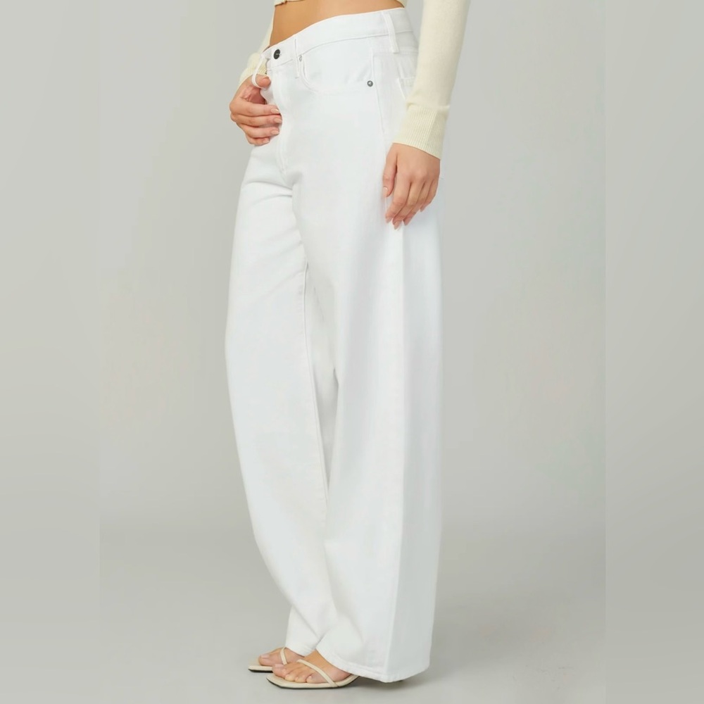 Joe’s Jeans The Ryan Low Slung Baggy White Jeans 28 NWT